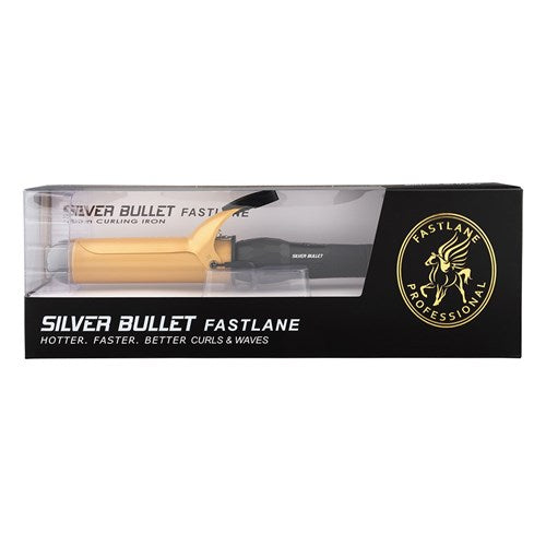 Silver Bullet Fastlane Ceramic Curling Iron Gold - 38mm