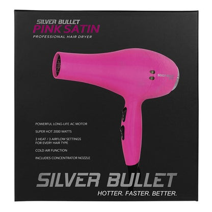 Silver Bullet Satin Dryer 2000w - Pink
