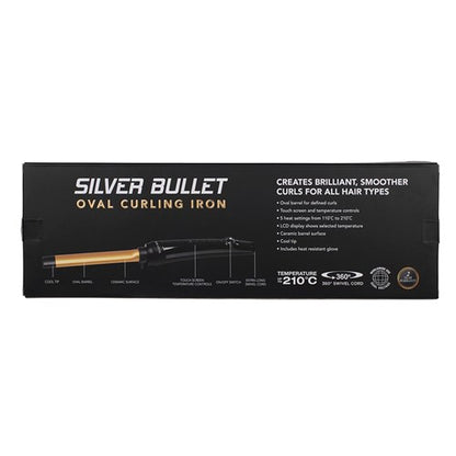 Silver Bullet Fastlane Ceramic Oval Curling Iron - 38mm
