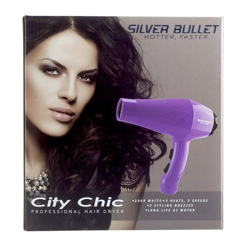 Silver Bullet City Chic Dryer 2000w - Violet