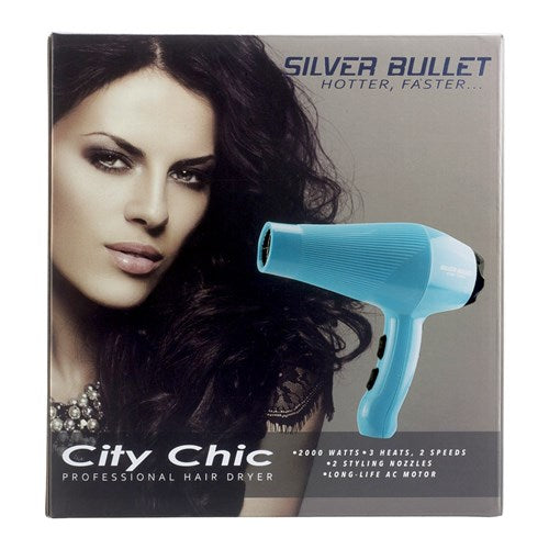 Silver Bullet City Chic Dryer 2000w - Aqua