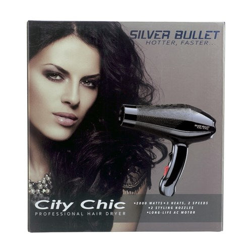 Silver Bullet City Chic Dryer 2000w - Black