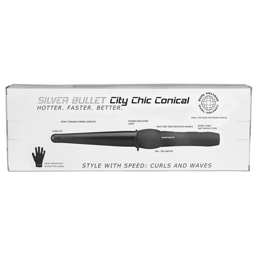 Conical curling outlet iron