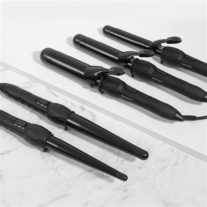 Silver Bullet City Chic Large Ceramic Conical Curling Iron Black - 19mm-32mm