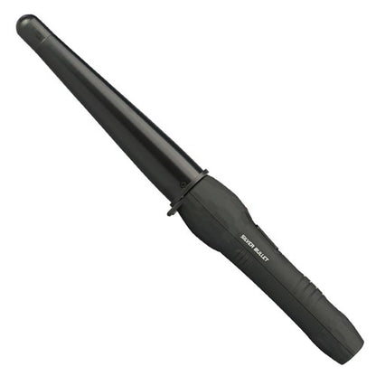 Silver Bullet City Chic Large Ceramic Conical Curling Iron Black - 19mm-32mm