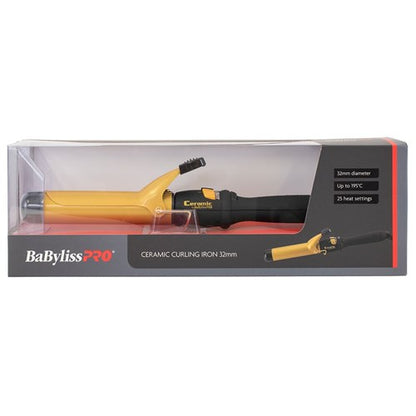 Babylisspro Ceramic Gold Curling Iron - 32mm