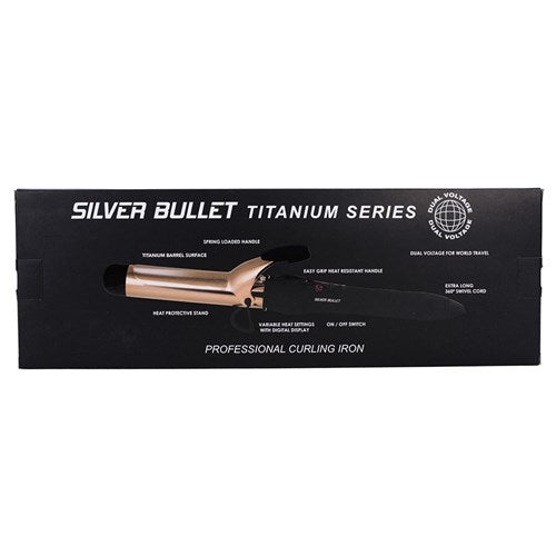 Silver Bullet Fastlane Titanium Curling Iron Rose Gold - 32mm