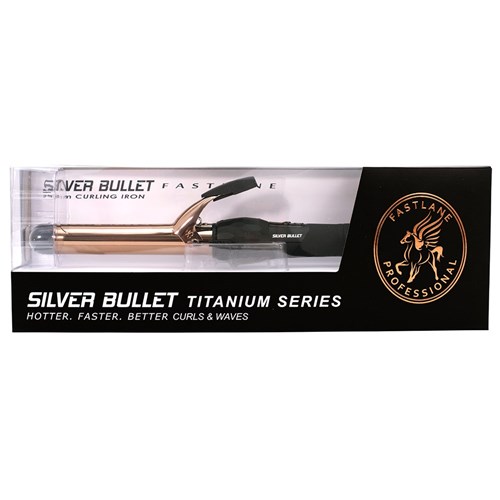 Silver Bullet Fastlane Titanium Curling Iron Rose Gold - 25mm