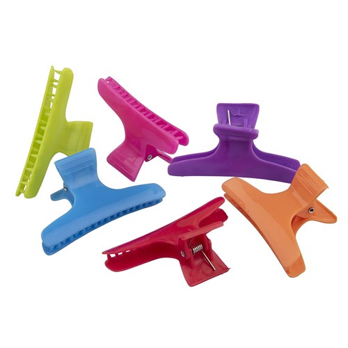 999 Large Butterfly Clamps 36pc - Assorted Bold Colours