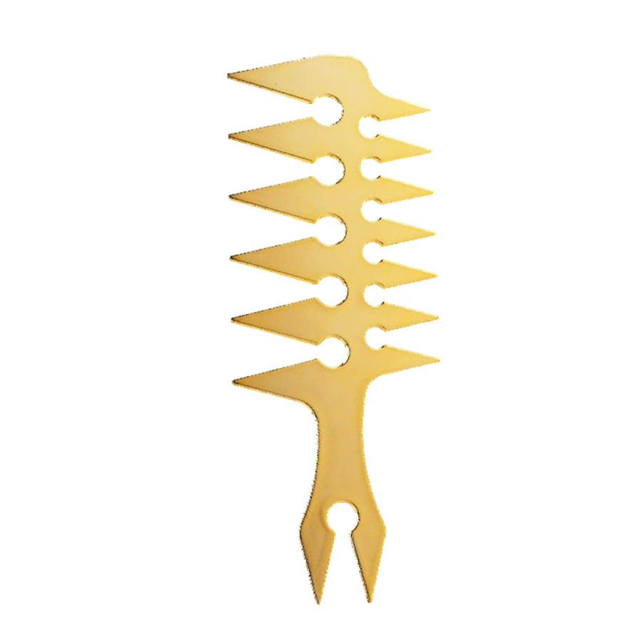 Barberco Wide Tooth Styling Comb Gold