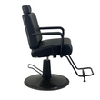Cyrus Upholstery Reclining Salon Chair - Black
