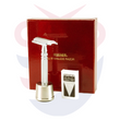 Feather Stainless Steel Double Edge Razor Set With Stand