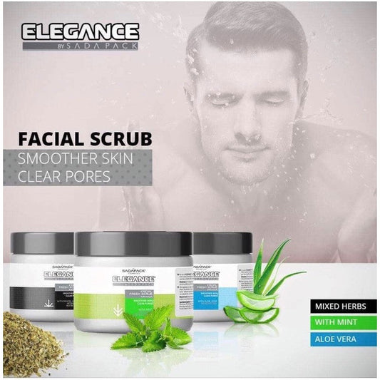 Elegance Facial Scrub - 500ml - Aloe Vera