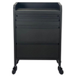 Fusion PLUS 4 Drawer Hairdressing Beauty Trolley - Black
