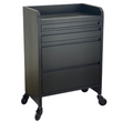 Fusion PLUS 4 Drawer Hairdressing Beauty Trolley - Black