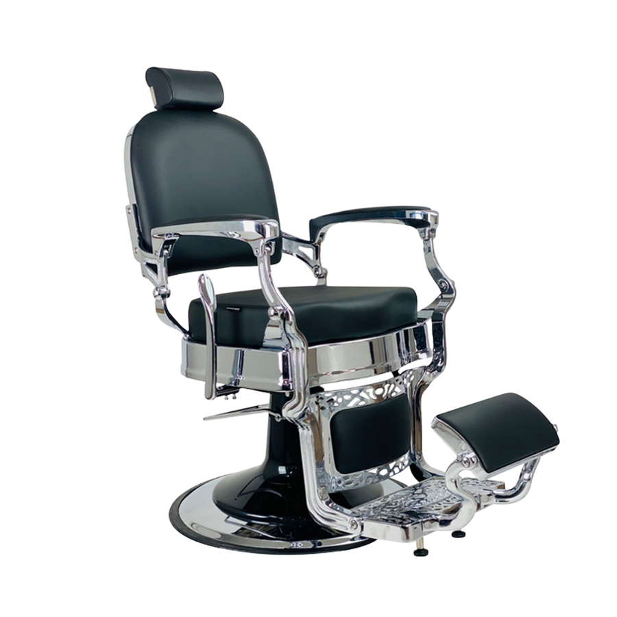 Havana Chrome Frame Black Upholstery