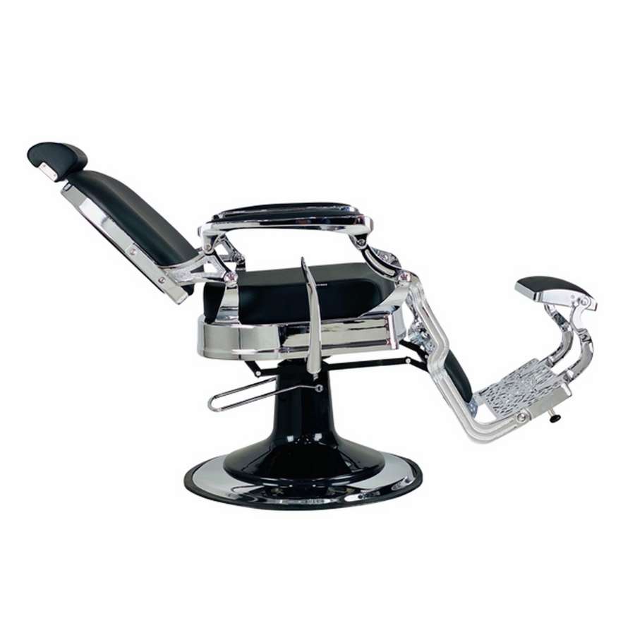 Havana Chrome Frame Black Upholstery