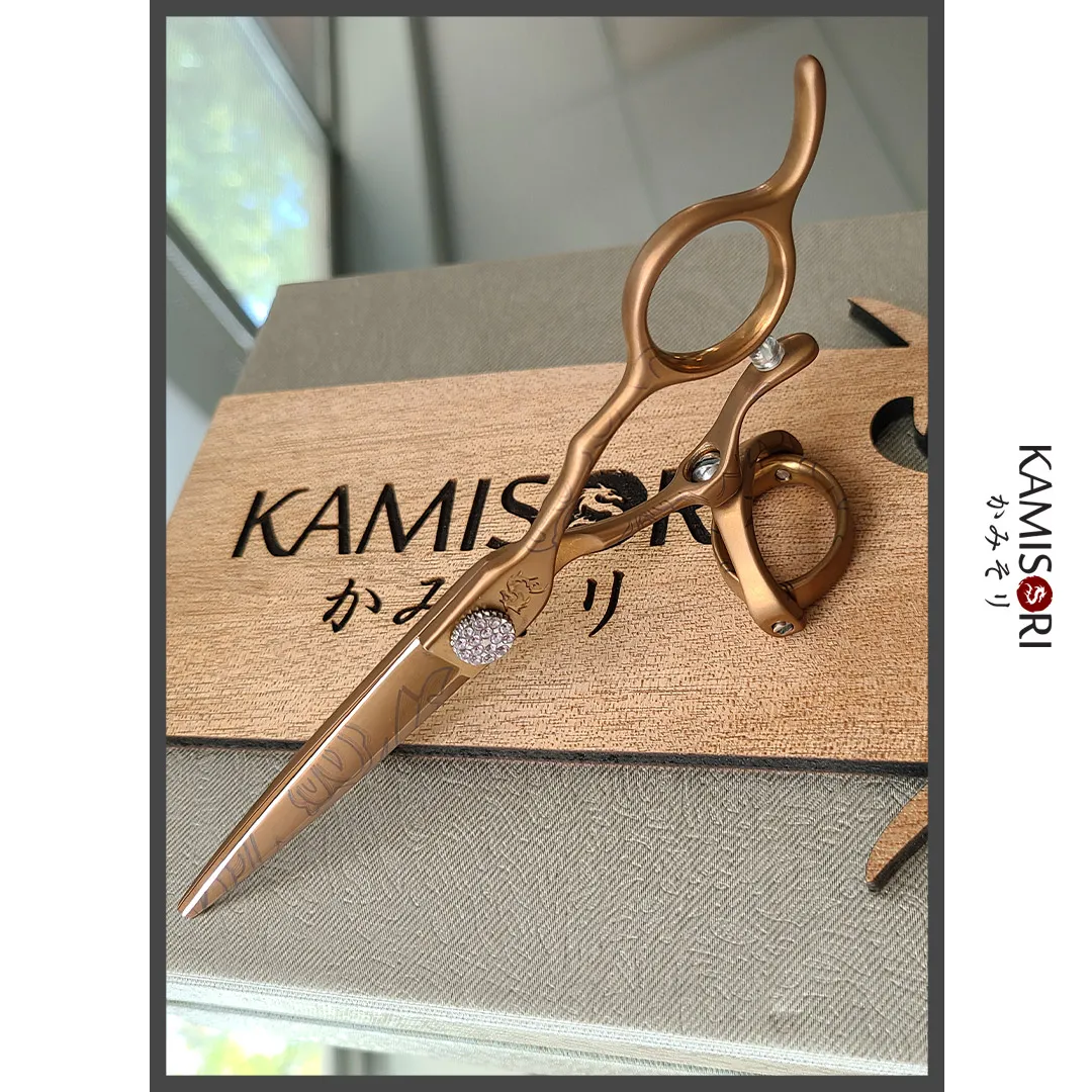 Kamisori Jewel Iii Double Swivel Professional Haircutting Shears - 5.5L