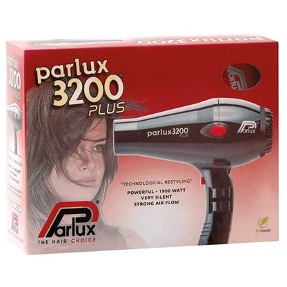 Parlux 3200 Plus Hair Dryer - Red