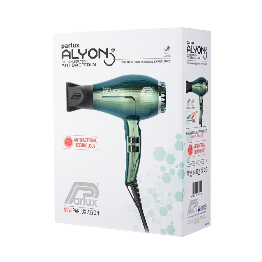 Parlux Alyon Air Ionizer Tech Hair Dryer 2250w Jade – BarberCo