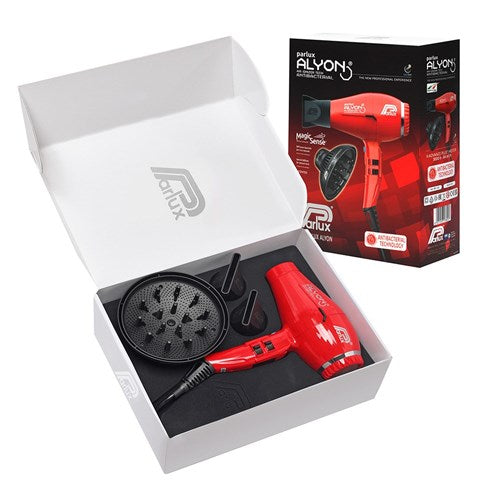 Parlux Alyon Air Ionizer Tech Hair Dryer And Diffuser 2250w - Red