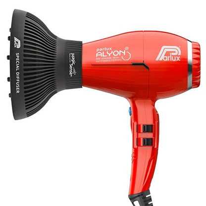 Parlux Alyon Air Ionizer Tech Hair Dryer And Diffuser 2250w - Red