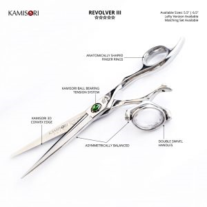 Kamisori Revolver Iii Professional Haircutting Shears - 5.5L