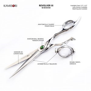 Kamisori Revolver III Professional Haircutting Shears Set