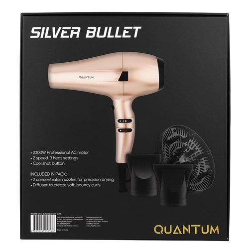 Silver Bullet Quantum Hair Dryer - Gold