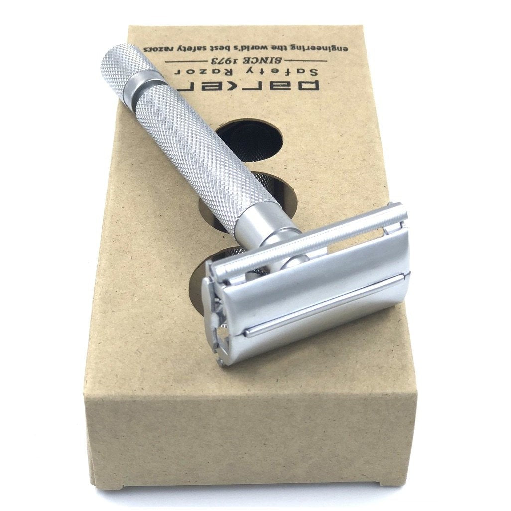 Parker 74r Safety Razor Satin Silver