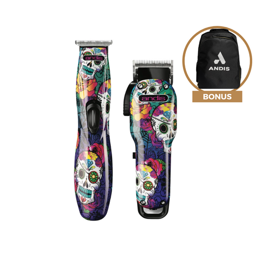 ANDIS Skull Combo - US LiPro Clipper & D8 Trimmer
