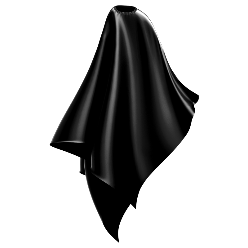 Wahl Polyester Cape Black