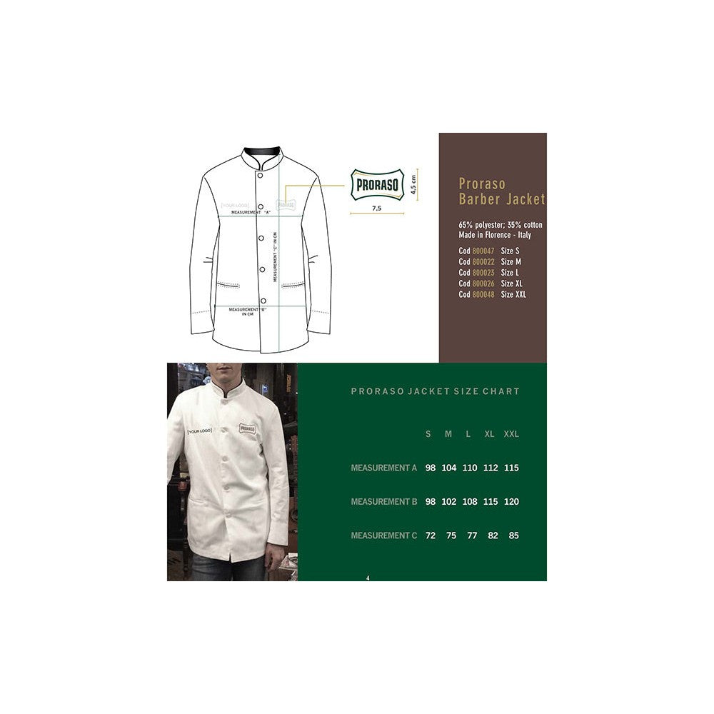 Proraso Barber Jacket M