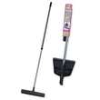 Salon Broom Height Adjustable With Pan