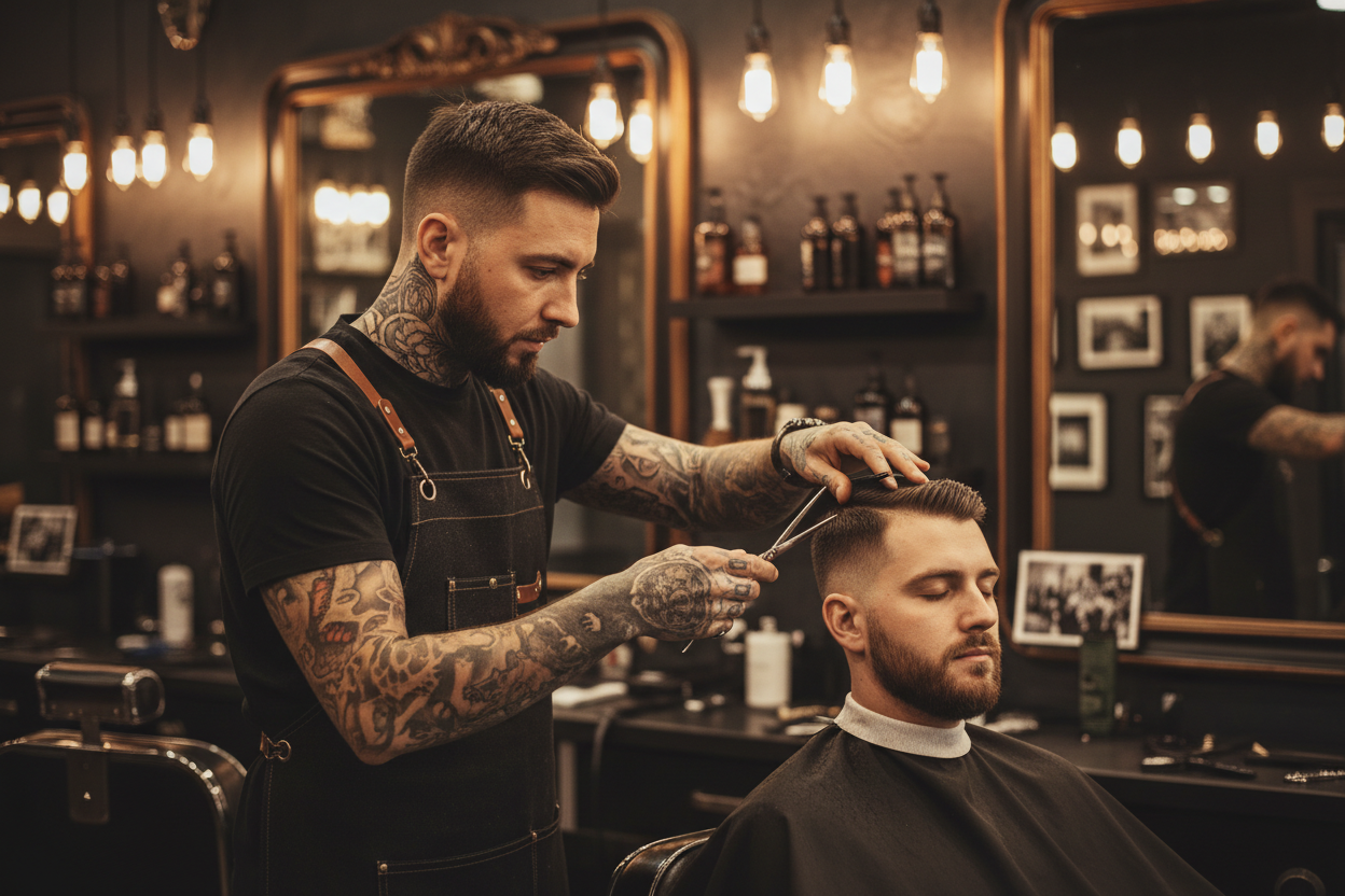The Barber Dad - In Action