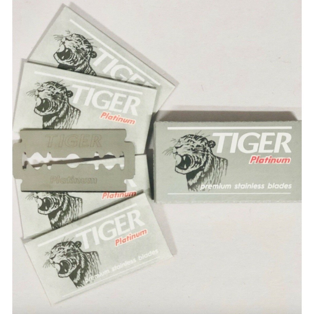 Tiger Premium Double Edge Razor Blades 100 Blades Czech Made